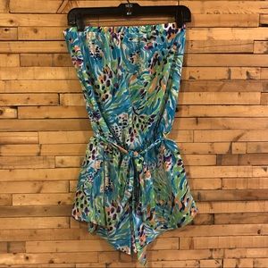 Lilly Pulitzer Strapless Romper